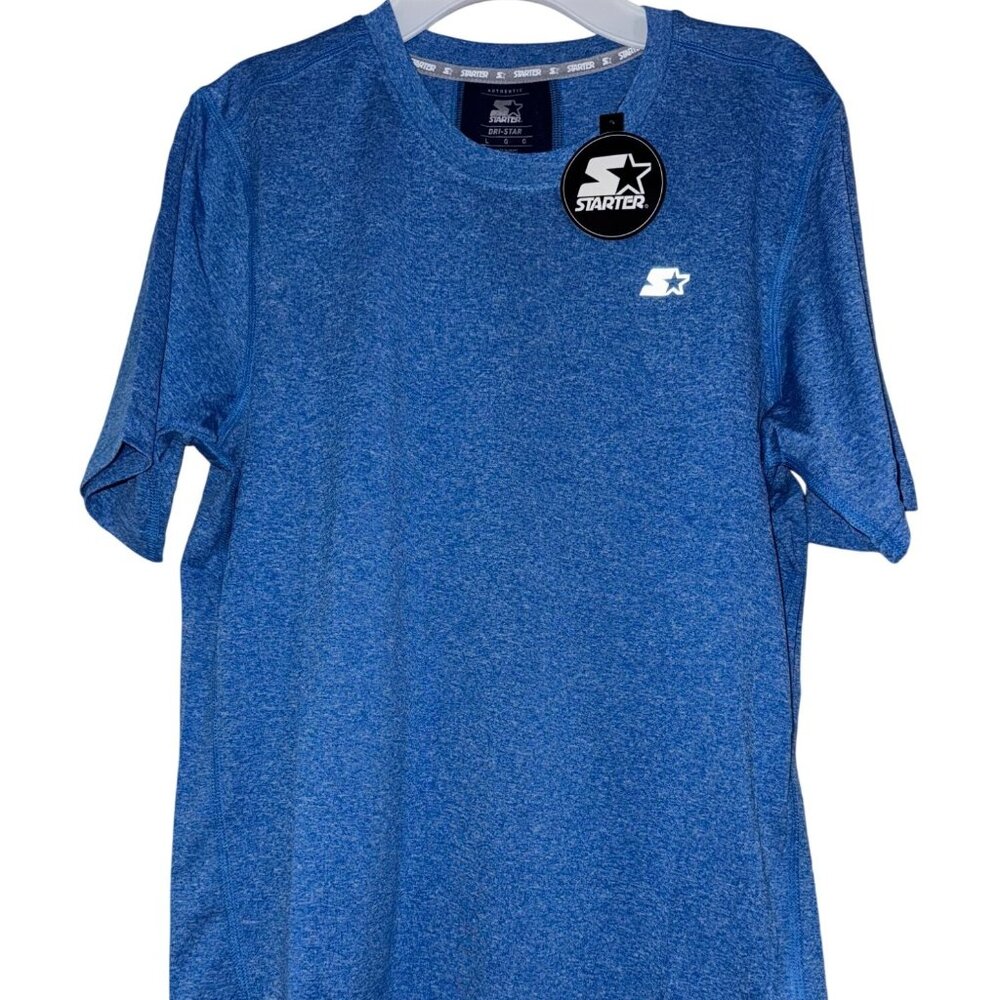 Starter Dri-Star Authentic Blue Short Sleeve Performance T-Shirt L
